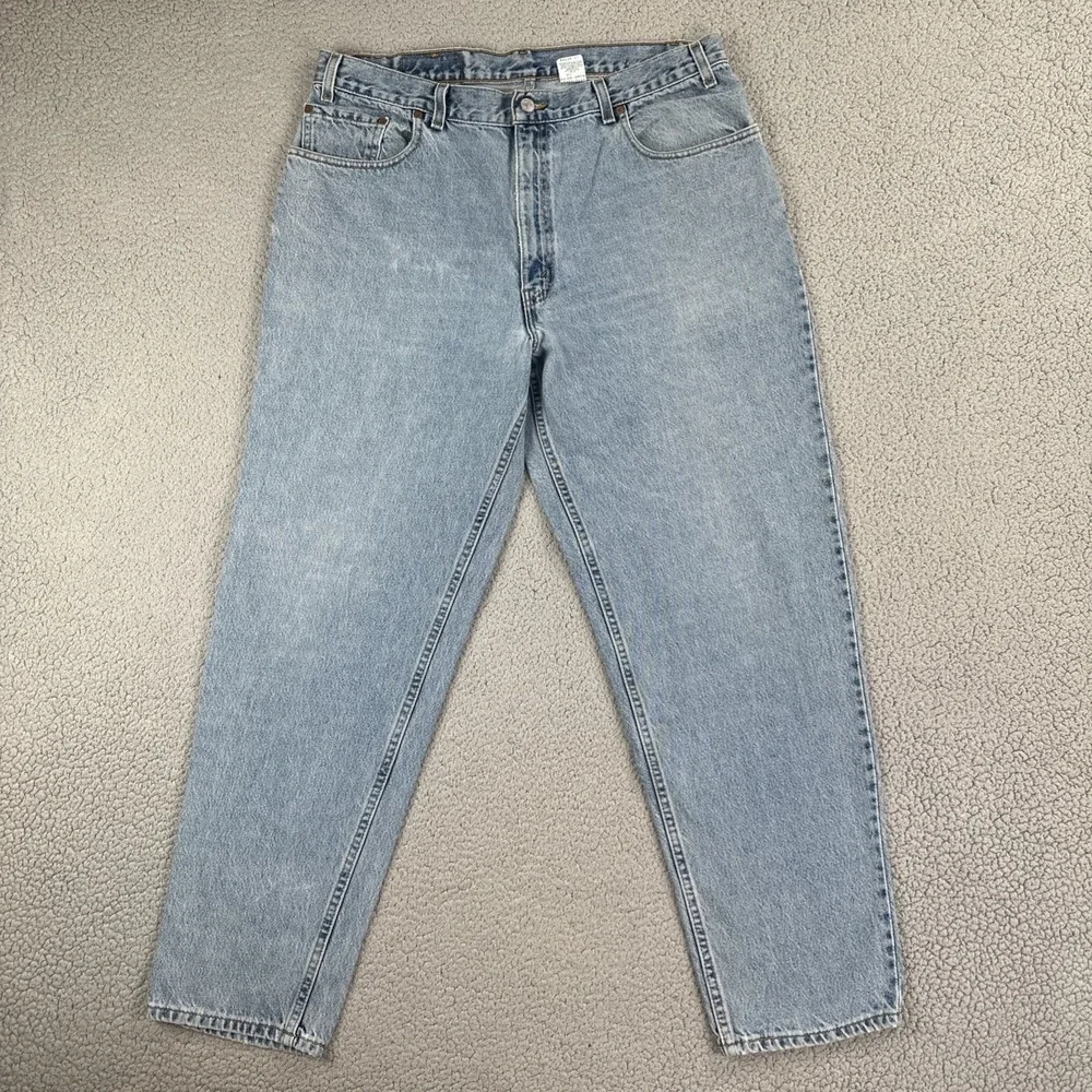 VTG Y2K Levi's 560 Loose Fit Tapered Leg Jeans Men 38x31 Blue Skater Light Wash
